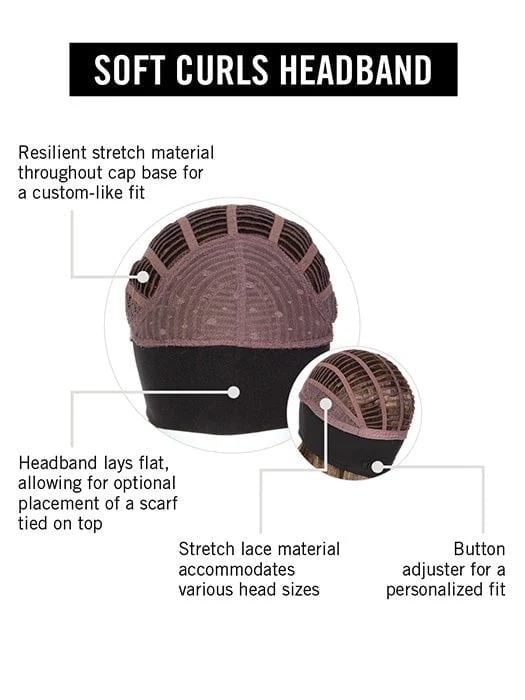 Soft Curls Headband | Synthetic Headband - Musesware