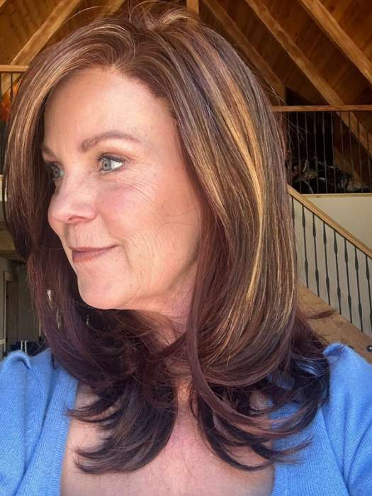 Miranda | Synthetic Lace Front Wig (Mono Part) - Musesware