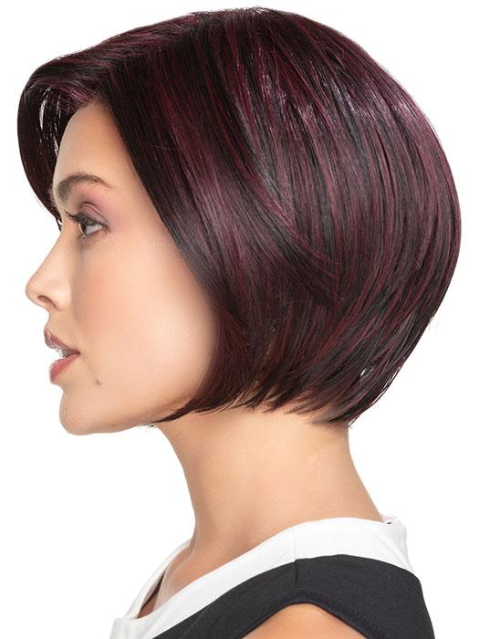 Angled Bob | HF Synthetic Lace Front Wig (Basic Cap) - Musesware