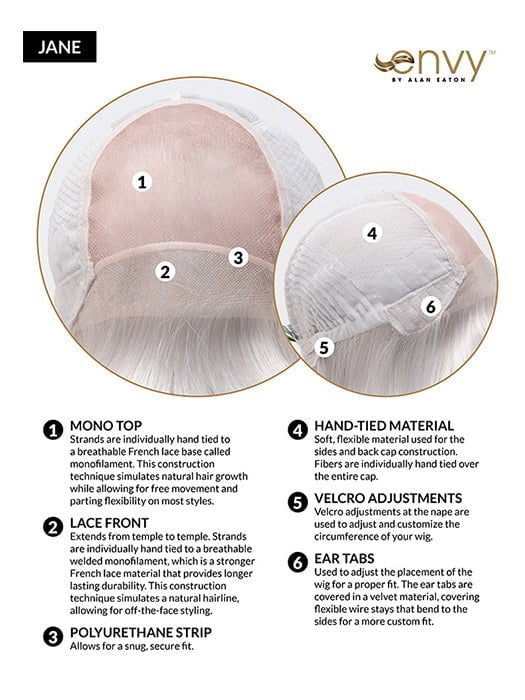 Jane | Synthetic Lace Front Wig (Hand Tied) - Musesware