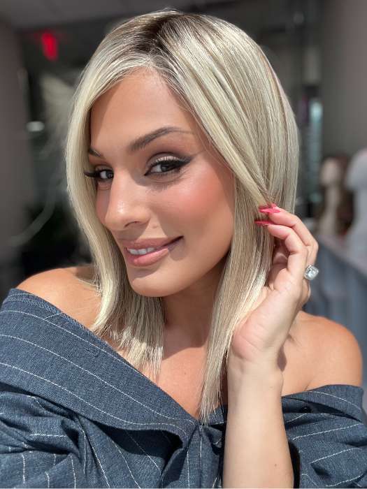 Carrie | Human Hair Lace Front Wig (Mono Top) - Musesware