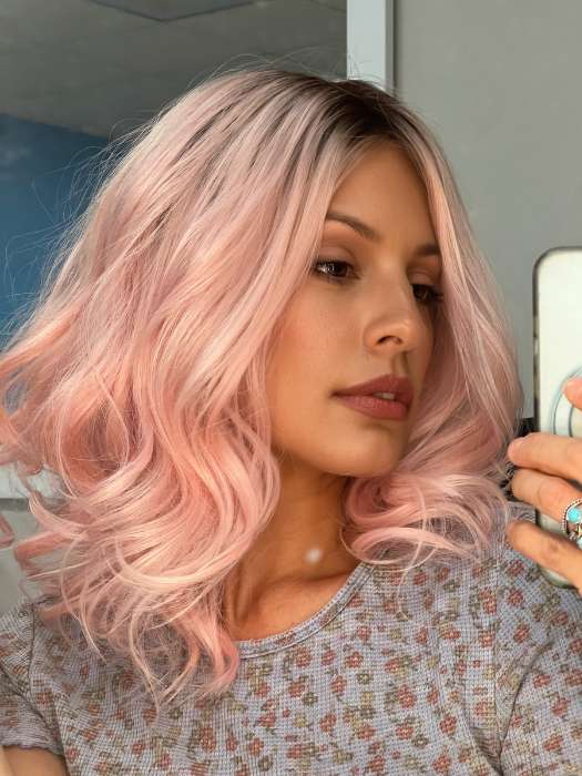 How Pink It Is | Synthetic Lace Front Wig (Mono Part) - Musesware