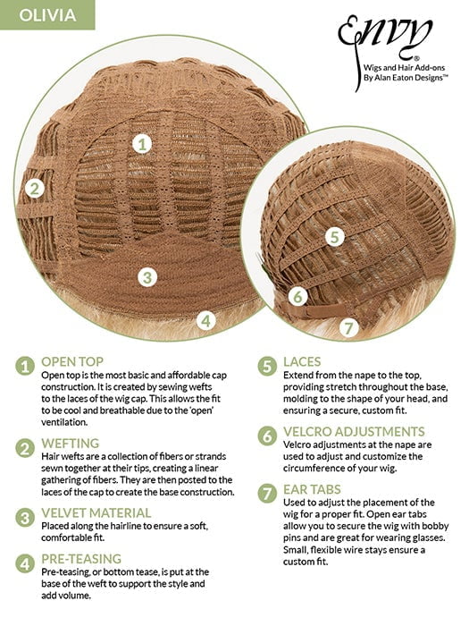 Olivia | Human Hair/ Synthetic Blend Wig - Musesware