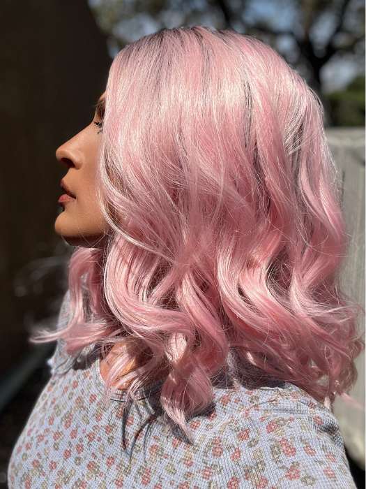 How Pink It Is | Synthetic Lace Front Wig (Mono Part) - Musesware