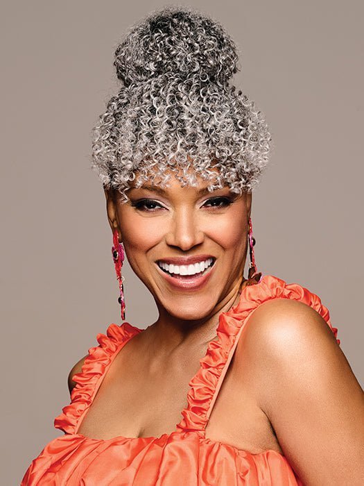 Bombshell Bun & Bangs | Synthetic Hairpiece - Musesware