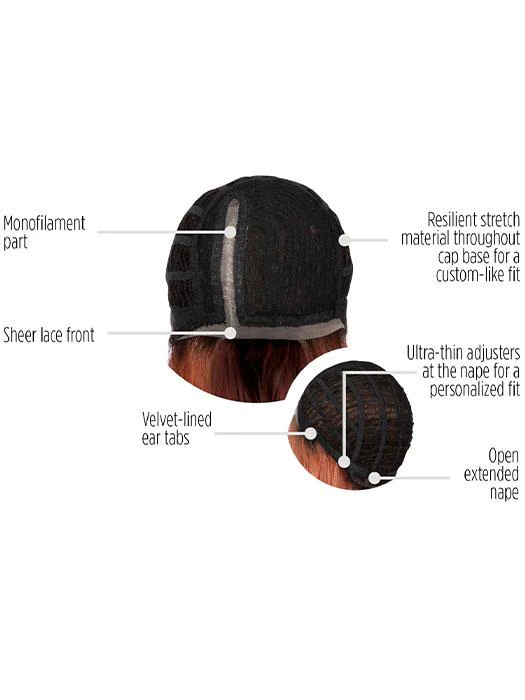 Mane Flame | HF Synthetic Lace Front Wig (Mono Part) - Musesware