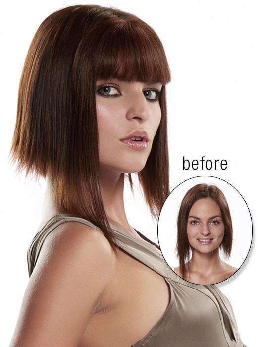 easiBangs by easihair | Human Hair Clip In Bangs | CLOSEOUT - Musesware