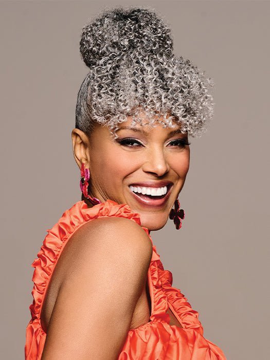 Bombshell Bun & Bangs | Synthetic Hairpiece - Musesware