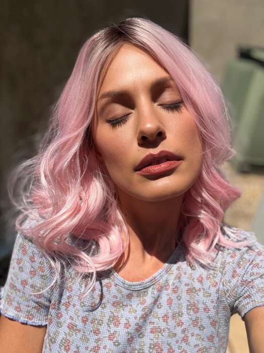 How Pink It Is | Synthetic Lace Front Wig (Mono Part) - Musesware