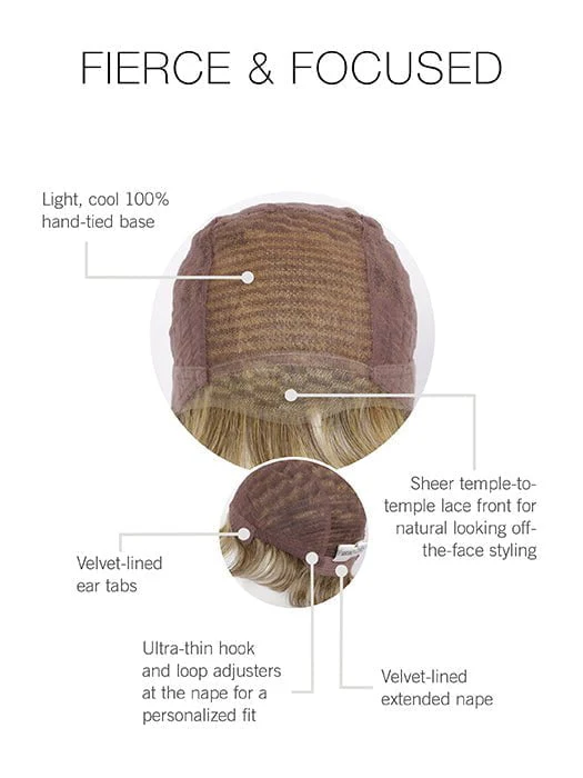 Fierce and Focused | Synthetic Lace Front Wig (Hand Tied) - Musesware