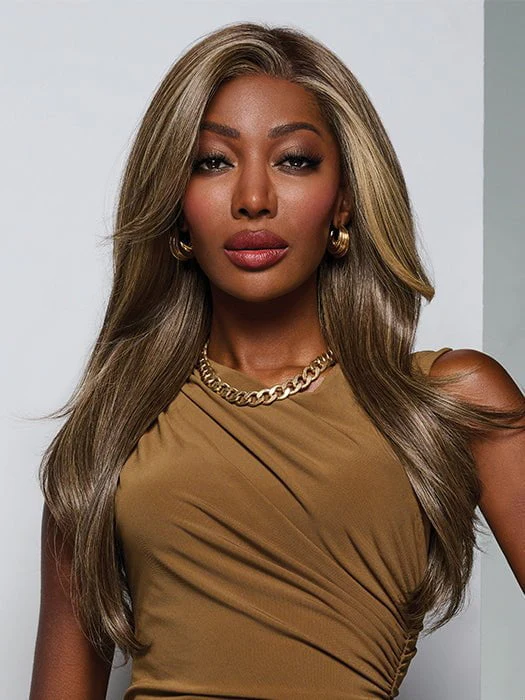 Feature Length | Synthetic Lace Front Wig (Hand-Tied) - Musesware