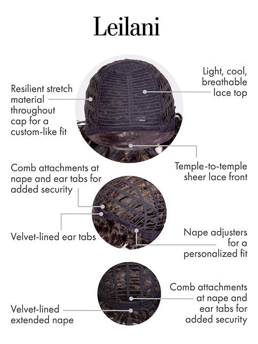 Leilani | Synthetic Lace Front Wig (Basic Cap) - Musesware