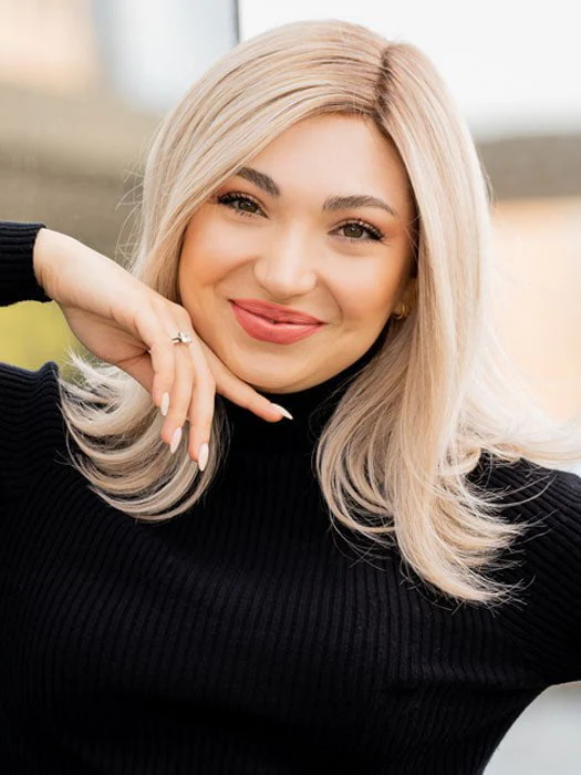 Taste | Human Hair/Synthetic Blend Lace Front Wig (Mono Part) - Musesware