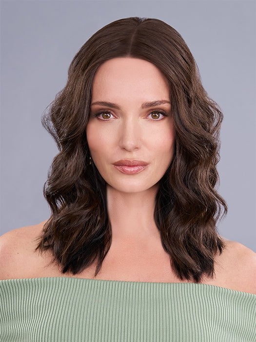 Top Trend Lace Wavy 14�� | Synthetic Lace Front Hair Topper (Mono Top) - Musesware