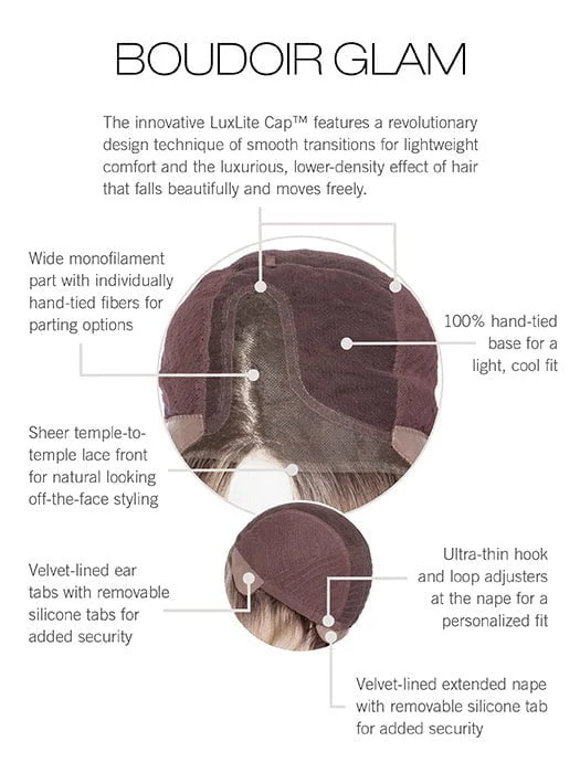 Boudoir Glam | Synthetic Lace Front Wig (Hand-Tied) - Musesware