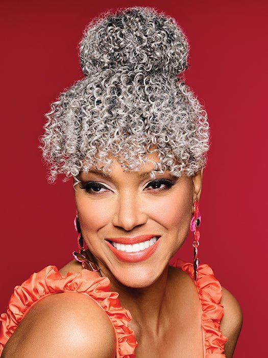 Bombshell Bun & Bangs | Synthetic Hairpiece - Musesware