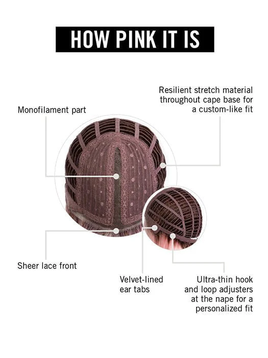 How Pink It Is | Synthetic Lace Front Wig (Mono Part) - Musesware