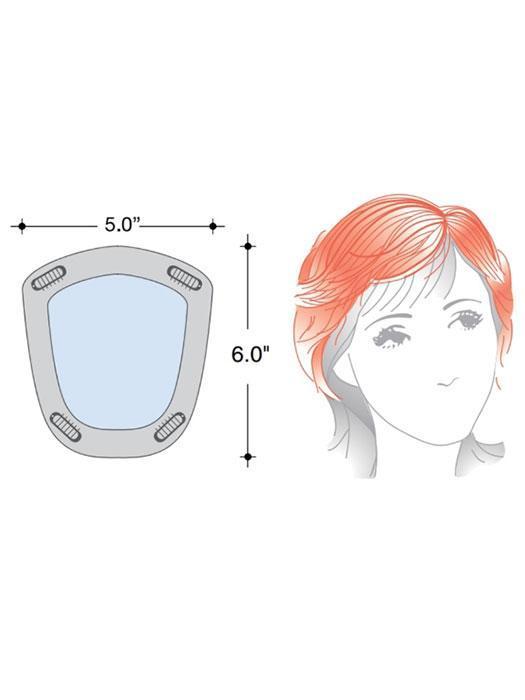 Modern Top Piece | Synthetic Hair Topper (Basic Base) - Musesware