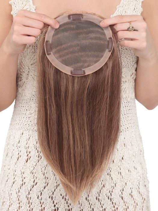 Toppiece 4004 by Louis Ferre | Human Hair Topper (Mono Base) | CLOSEOUT - Musesware