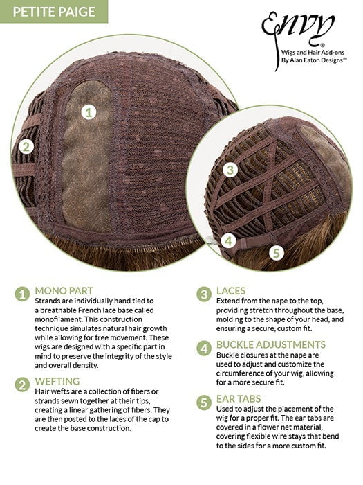 Paige Petite | Synthetic Wig (Mono Part) - Musesware