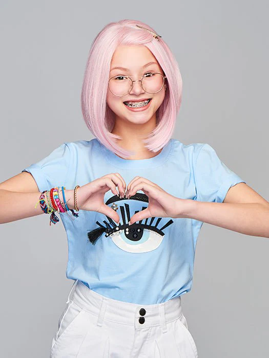 Sweetly Pink | Synthetic Lace Front Wig (Mono Part) - Musesware