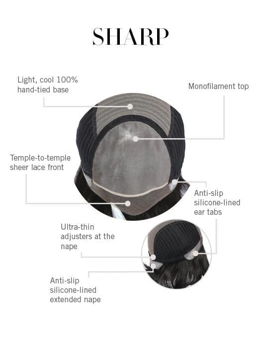 Sharp | Human Hair/Synthetic Wig Blend - Musesware