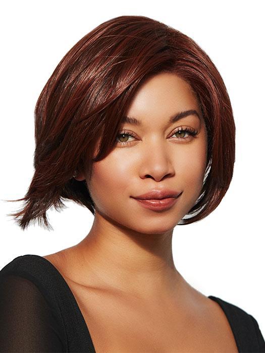 Angled Bob | HF Synthetic Lace Front Wig (Basic Cap) - Musesware