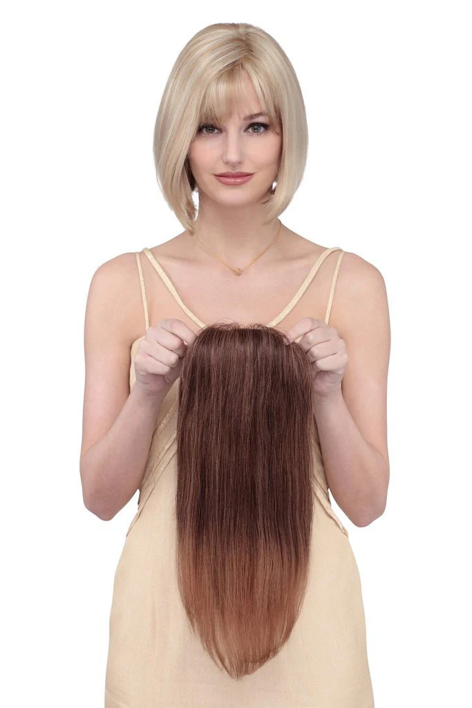 Toppiece 4002 by Louis Ferre | Hair Human Topper (Mono Base) | CLEARANCE - Musesware