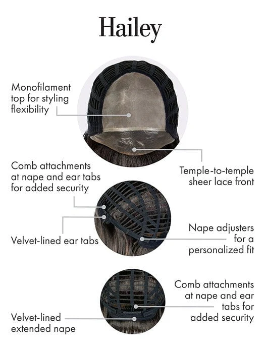 Hailey | Synthetic Lace Front Wig (Mono Top) - Musesware