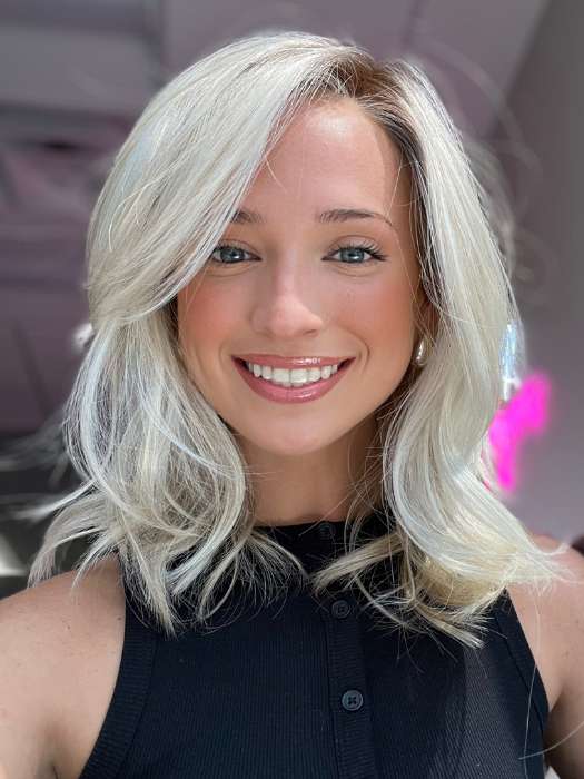 Dazzling Wavez | Synthetic Lace Front Wig (Mono Part) - Musesware