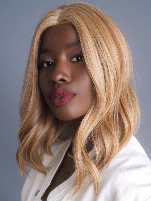 High Heat Mid Wavy Topper | Synthetic Hair Topper (Lace Part) - Musesware