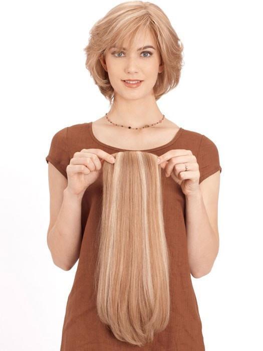 Toppiece 3003 by Louis Ferre | Human Hair Topper (Mono Base) - Musesware