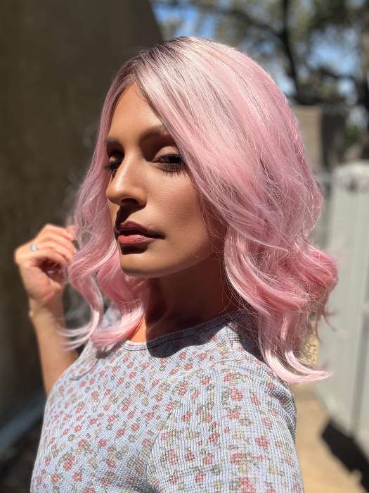 How Pink It Is | Synthetic Lace Front Wig (Mono Part) - Musesware