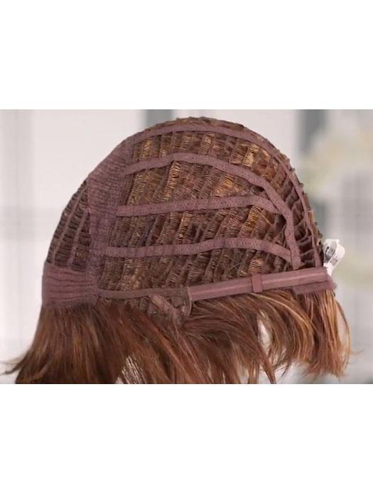 Textured Fringe Bob | HF Synthetic Wig (Basic Cap) - Musesware