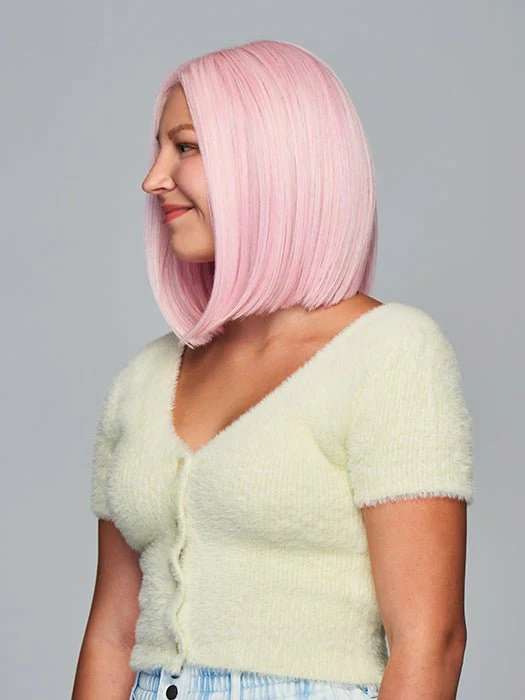 Sweetly Pink | Synthetic Lace Front Wig (Mono Part) - Musesware