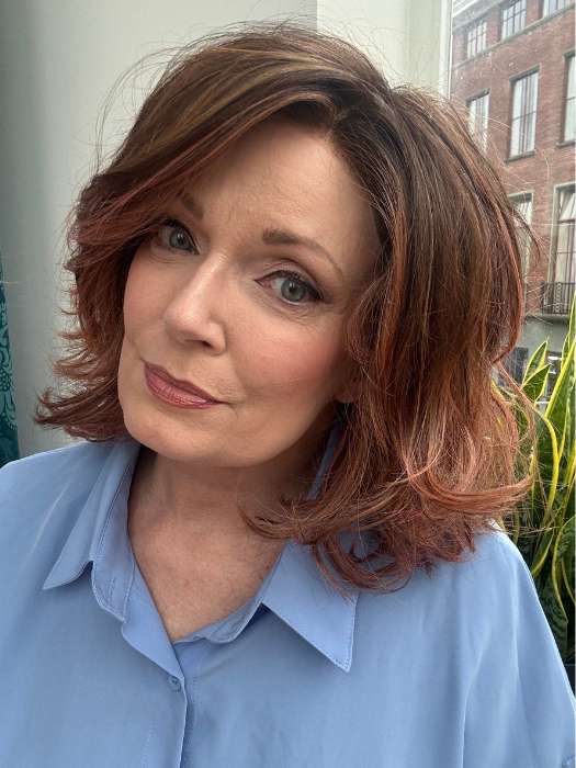 Delight | Synthetic Lace Front Wig (Mono Part) - Musesware