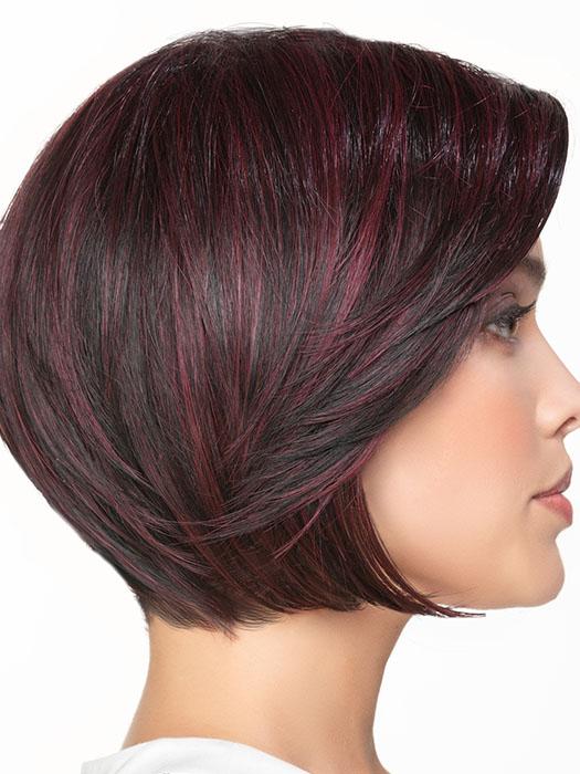Angled Bob | HF Synthetic Lace Front Wig (Basic Cap) - Musesware
