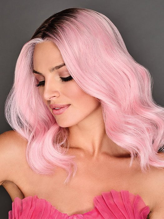 How Pink It Is | Synthetic Lace Front Wig (Mono Part) - Musesware