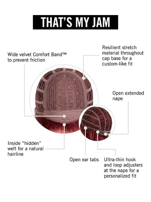 Thats My Jam | Synthetic Wig (Basic) - Musesware