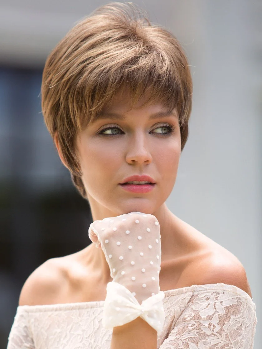Sally by Noriko | Monofilament Top Pixie Wig | CLOSEOUT - Musesware