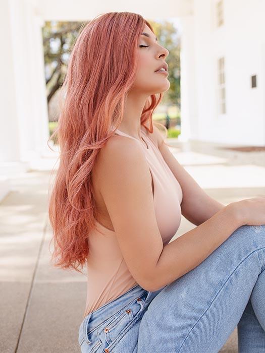 Lavish Wavez | HF Synthetic Lace Front Wig (Mono Part) - Musesware