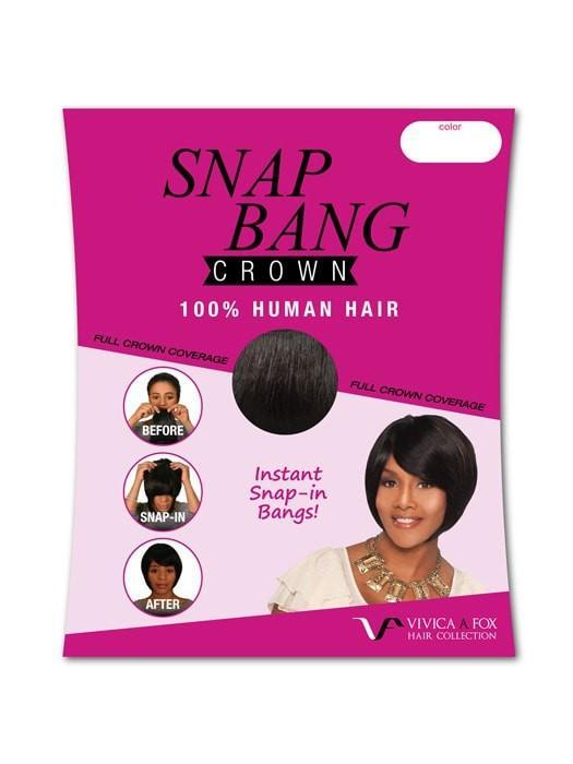 Snap Bang Crown | Human Hair Bang (Clip In) - Musesware