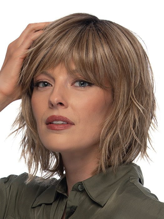 Hollis | Synthetic Lace Front Wig (Mono Top) - Musesware