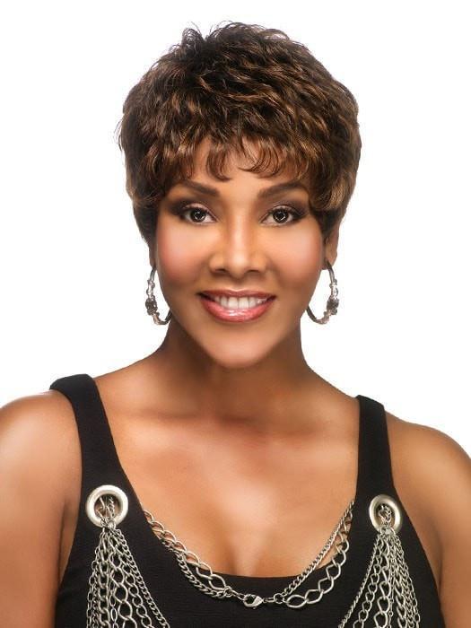H-222 by Vivica Fox | Short Human Hair Wig | CLOSEOUT - Musesware