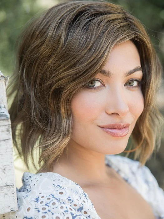 Ella | Synthetic Lace Front Wig (Mono Part) - Musesware