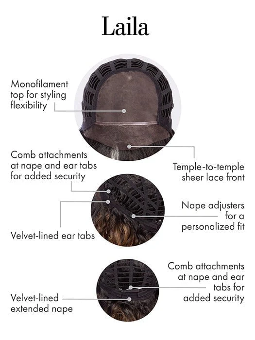 Laila | Synthetic Lace Front Wig (Mono Top) - Musesware