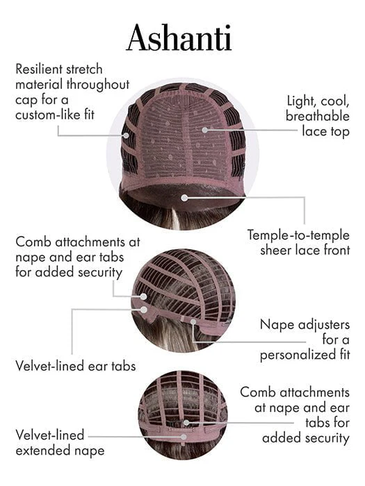 Ashanti | Synthetic Lace Front Wig (Lace Top) - Musesware