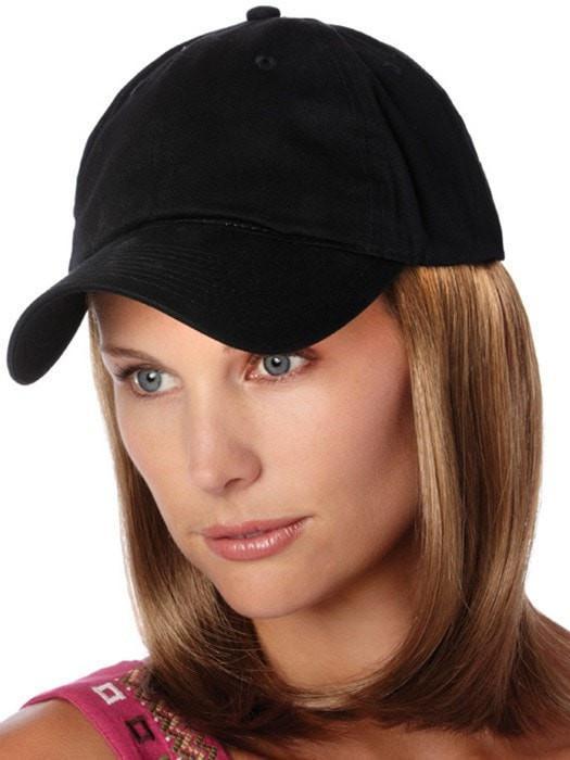 Classic Baseball Hat - Black | Synthetic Hair Piece | CLOSEOUT - Musesware