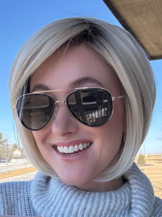 Smooth Cut Bob | Synthetic Lace Front Wig (Mono Top) - Musesware