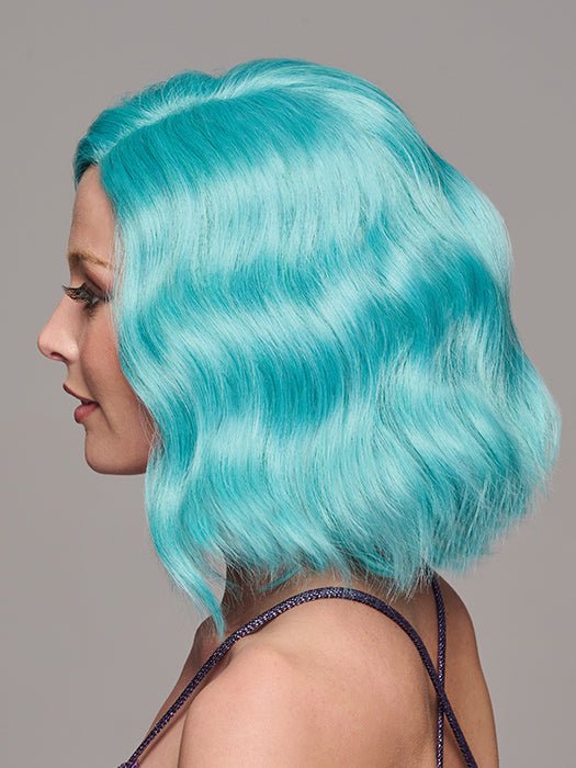 Blue Babe | Synthetic Lace Front Wig (Mono Part) - Musesware